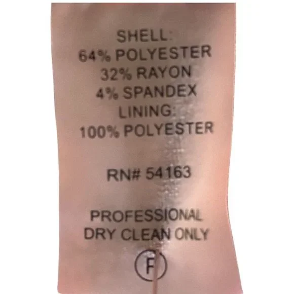 Calvin Klein Sleeveless V-Neck Amaranth Red Fit & Flare Woven Dress Size 10 - Picture 7 of 7